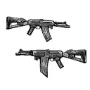 ak47 tattoo design idea