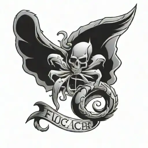 Fuck Cancer tattoo design idea