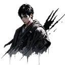 A Solo Leveling-inspired tattoo on the right hand could be both stylish and symbolic, Sung Jin-Woo’s shadow, A minimalis tattoo design idea