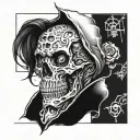 death I will fear tattoo design idea
