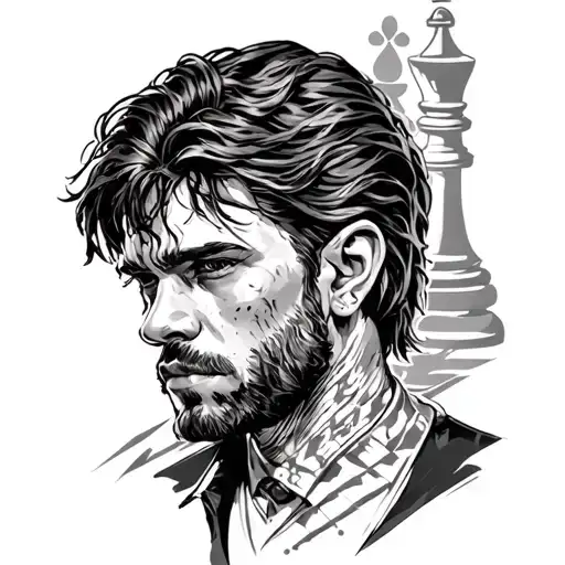 Chess, PUBG, gta art tattoo design idea