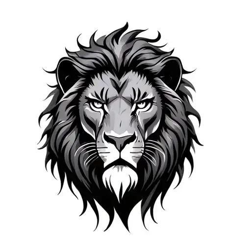 scar lion king dark smoky tattoo design idea