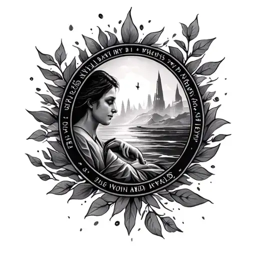 psalms 34:18 tattoo design idea