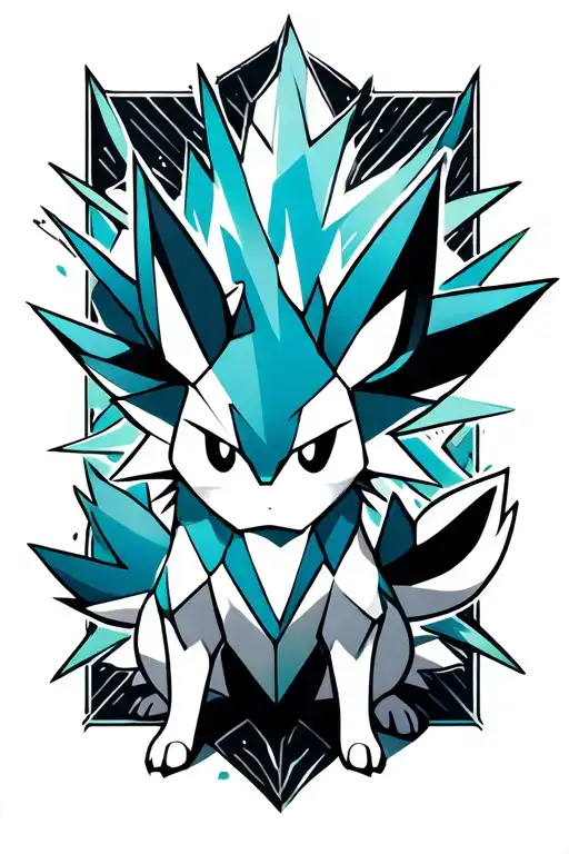 Jolteon pokemon pokemon pokemon tattoo design idea