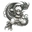 Naruto related tatto tattoo design idea