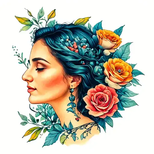 memorial tattoo for my mom who passed away tattoo design idea