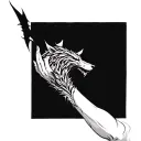 fenrir tyrs hand tattoo design idea