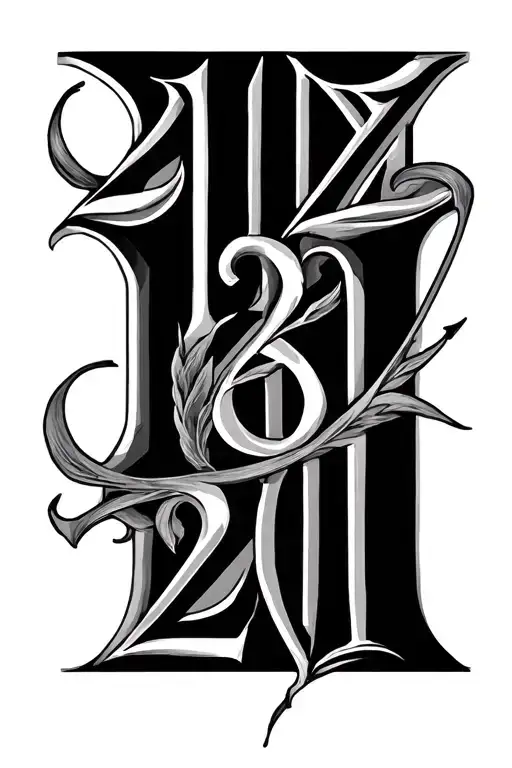 11 12 2011 Roman numeral tattoo design idea