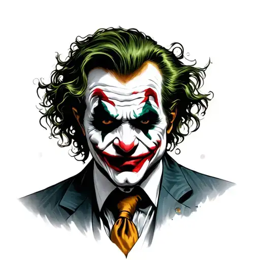 Ha Ha Joker tattoo design idea