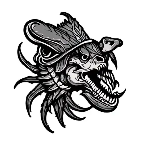 cajun tattoo design idea