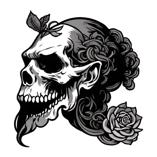 lord of the rings, sailor Jerry style  tattoo design idea