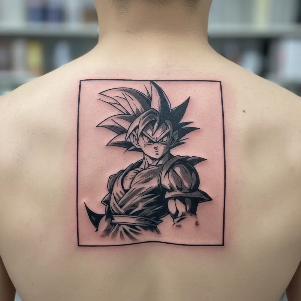 Goku super saiyan tattoo design idea