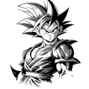 Goku super saiyan tattoo design idea