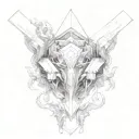 Hextech Arcane tattoo design idea