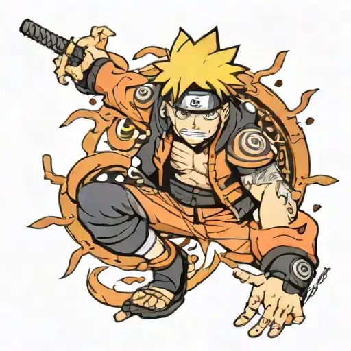 Naruto tattoo design idea