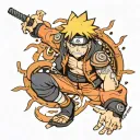 Naruto tattoo design idea