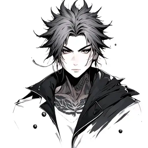 Akira with tattoo design idea