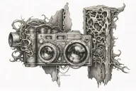 lost soul searching tattoo design idea