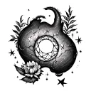 cancer horoscope, australia stars, wayer element m tattoo design idea