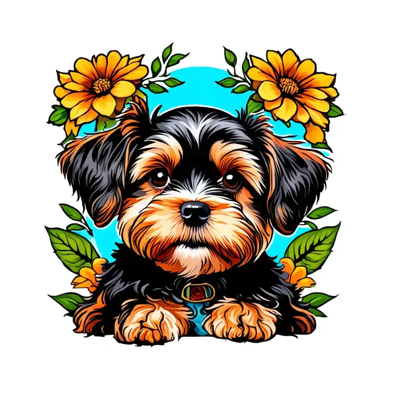 Cavoodle tattoo design idea