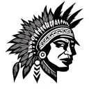 Chicano Aztec tattoo design idea