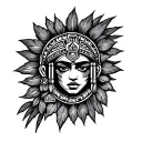 Chicano Aztec tattoo design idea