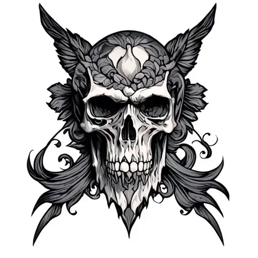 Jackdow tattoo design idea