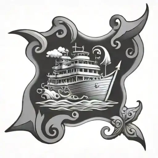 noahs ark john 3:16 combined tattoo design featuring Molly  tattoo design idea