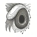 2 thumb print tattoo design idea