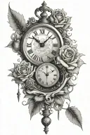 Dali Clock tattoo design idea