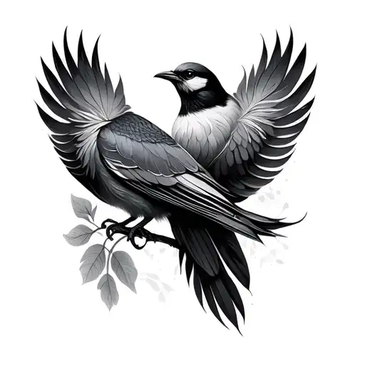 Birds Of Feather tattoo design idea