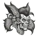 Rockabilly tattoo design idea