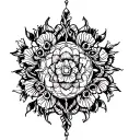 Bdsm classic and elegant tattoo design idea