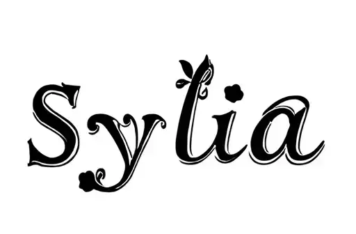 "Sylvia" tattoo design idea