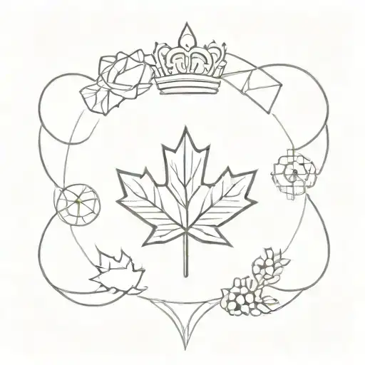 canada, marriage, engineering symbols tattoo design idea