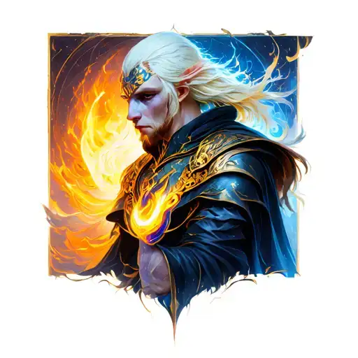 invoker dota 2 tattoo design idea