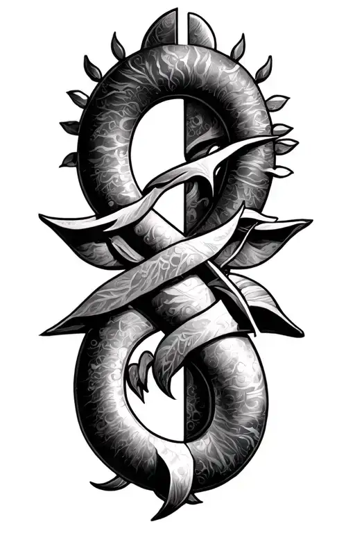 Gemini symbol incorporated with Mozambique and Portugal  tattoo design idea