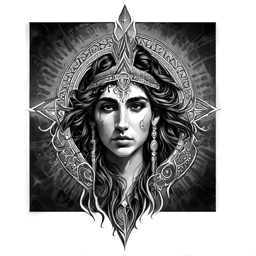 armenian mythology inspired tattoo tattoo design idea