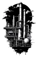 refinery tattoo design idea