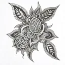 Hmong designs inspired tattoo design idea