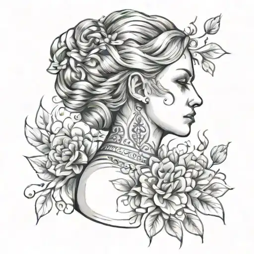 breathwork - Sjaamaan - Healer - In your mind tattoo design idea