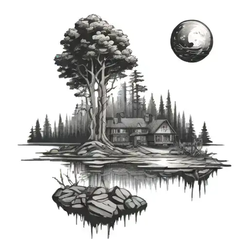 the shining light that guides us through the darkest of times, tattoo design idea