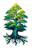 tree of life tattoo design idea