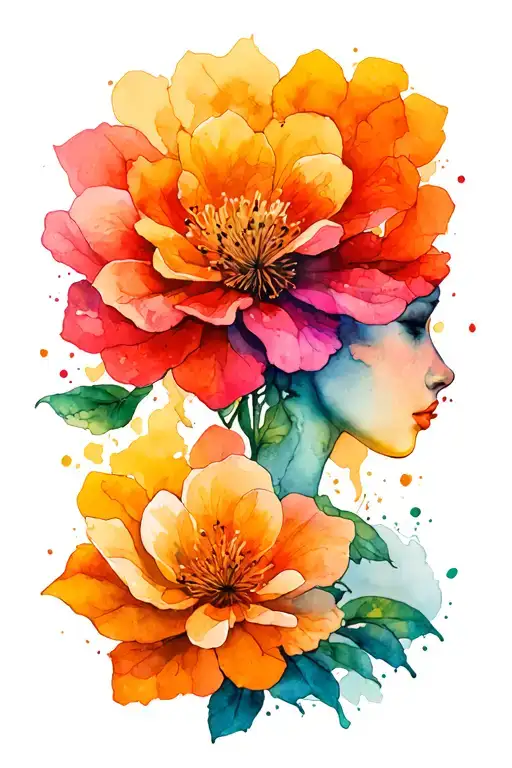 Silent regret tattoo design idea