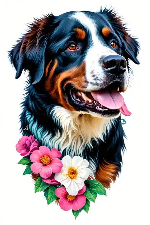 Bernese tattoo design idea
