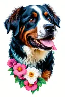 Bernese tattoo design idea