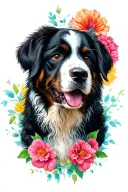Bernese tattoo design idea