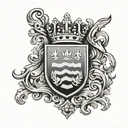 Croatian crest tattoo design idea