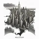 New York City tattoo design idea