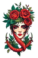 Cornicello tattoo design idea